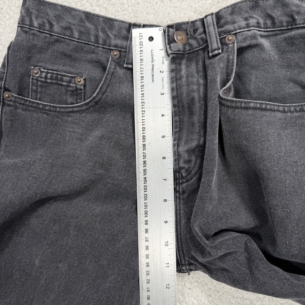 Jordache Basics Jeans Men's 27x27 Black Denim Straight Y2K Casual Streetwear - Picture 9 of 10